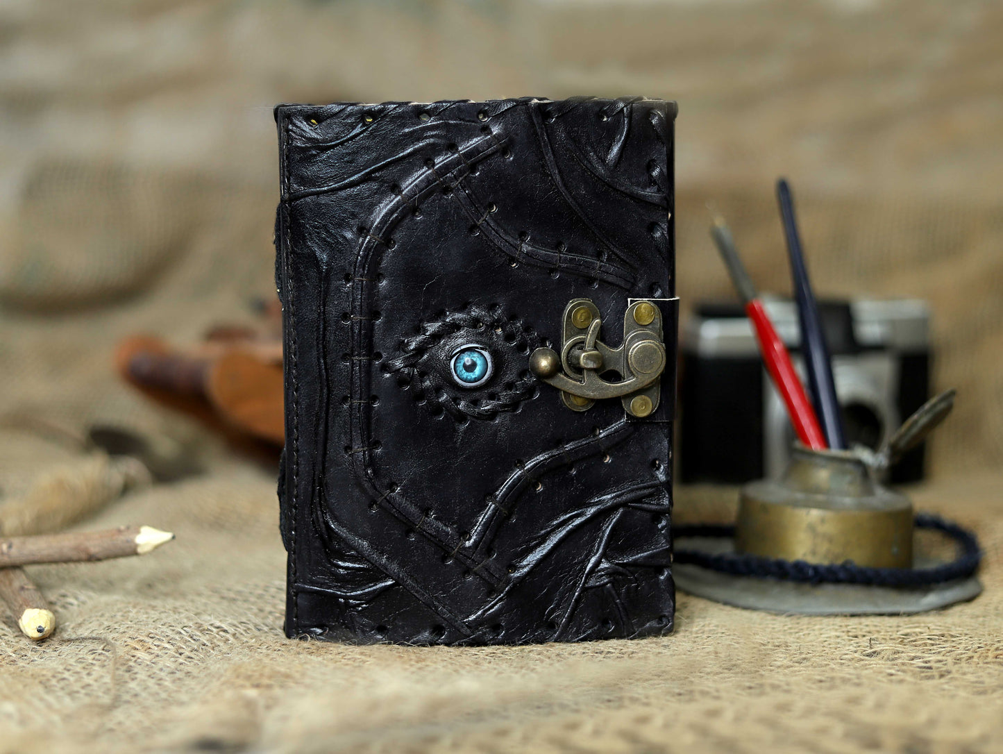 📖 Hocus Pocus Spell Book Journal | Vintage Leather + Magic Vibes 🔮