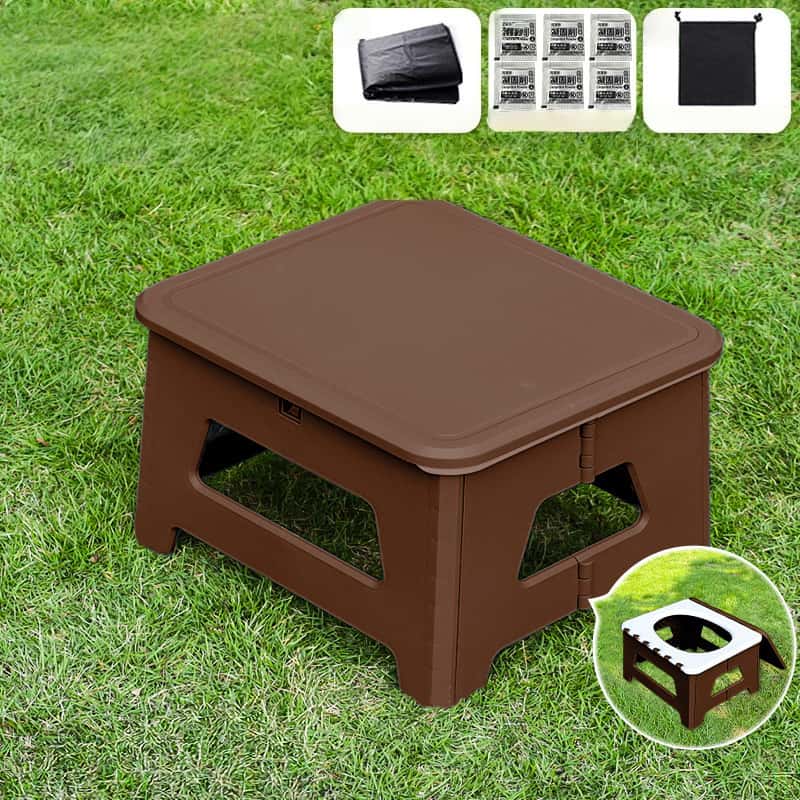 ⛺Portable Camping Toilet | Comfort and Hygiene Anywhere