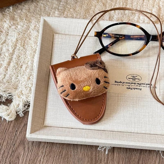 🐾 Cartoon Leather Pendant Necklace – Add a Cute Twist to Your Look