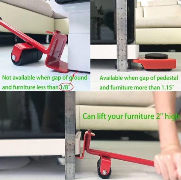 🛠️ Heavy Furniture Lifter & Mover Tool Set | Portable · Easy to Use · For All Floors 💪