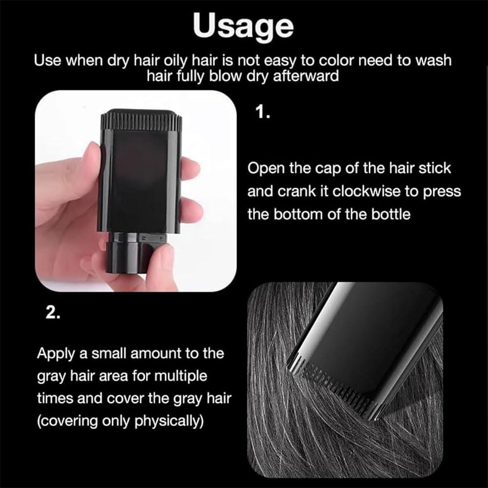 💇 Hair Dye Comb | Easy, No-Mess Grey Coverage Anytime