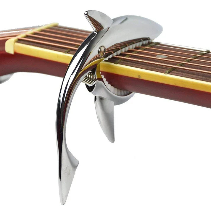 🎸 Shark Bite Guitar Capo | Stylish Design with Precision Grip 🦈
