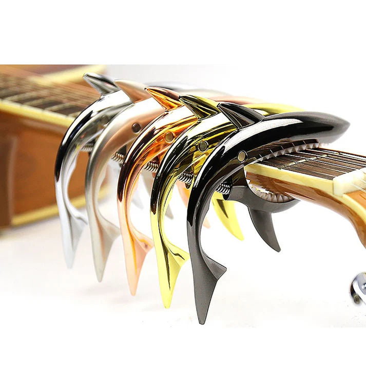 🎸 Shark Bite Guitar Capo | Stylish Design with Precision Grip 🦈