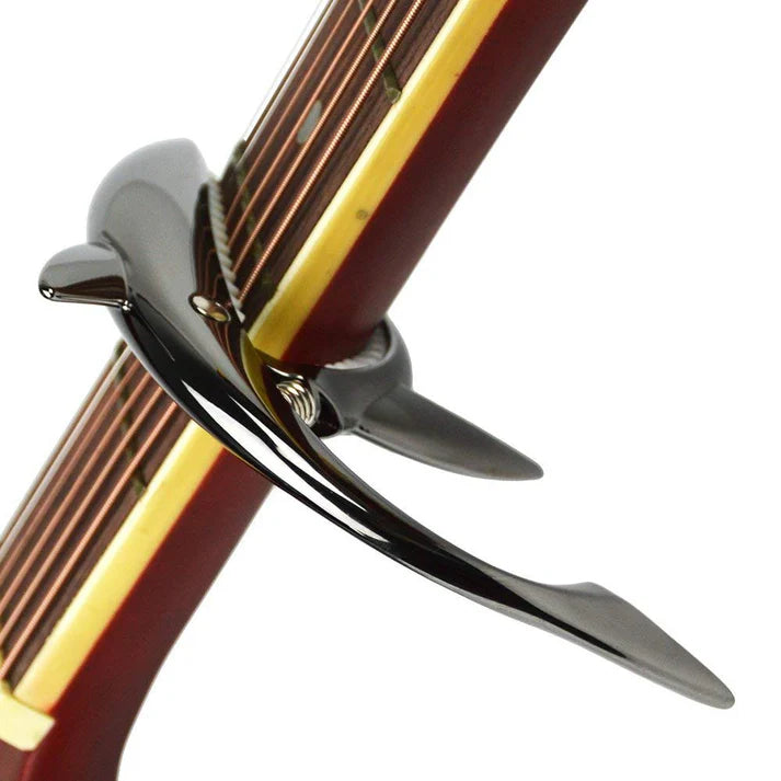 🎸 Shark Bite Guitar Capo | Stylish Design with Precision Grip 🦈