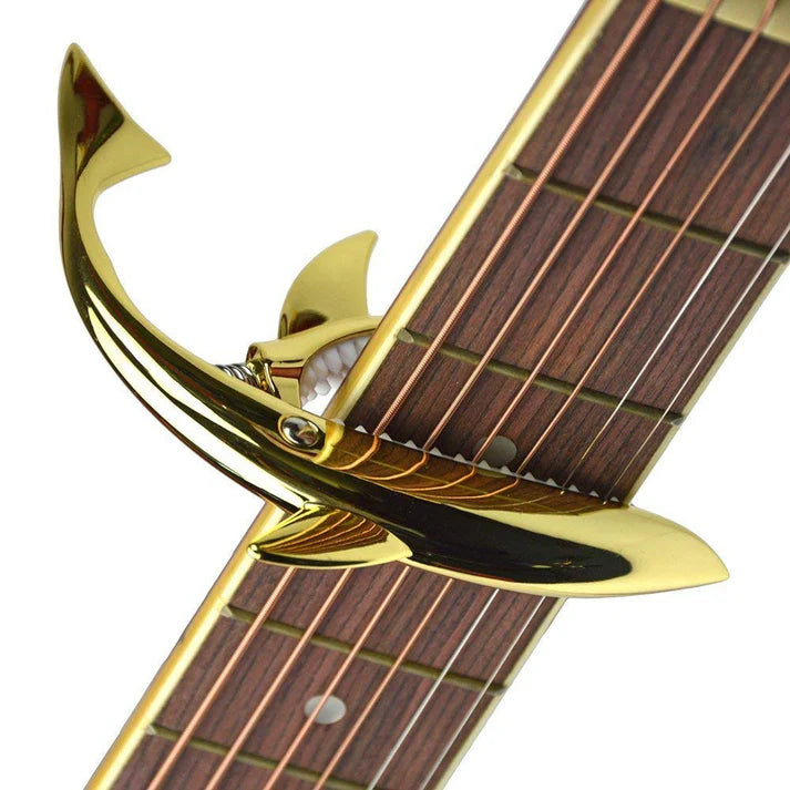🎸 Shark Bite Guitar Capo | Stylish Design with Precision Grip 🦈