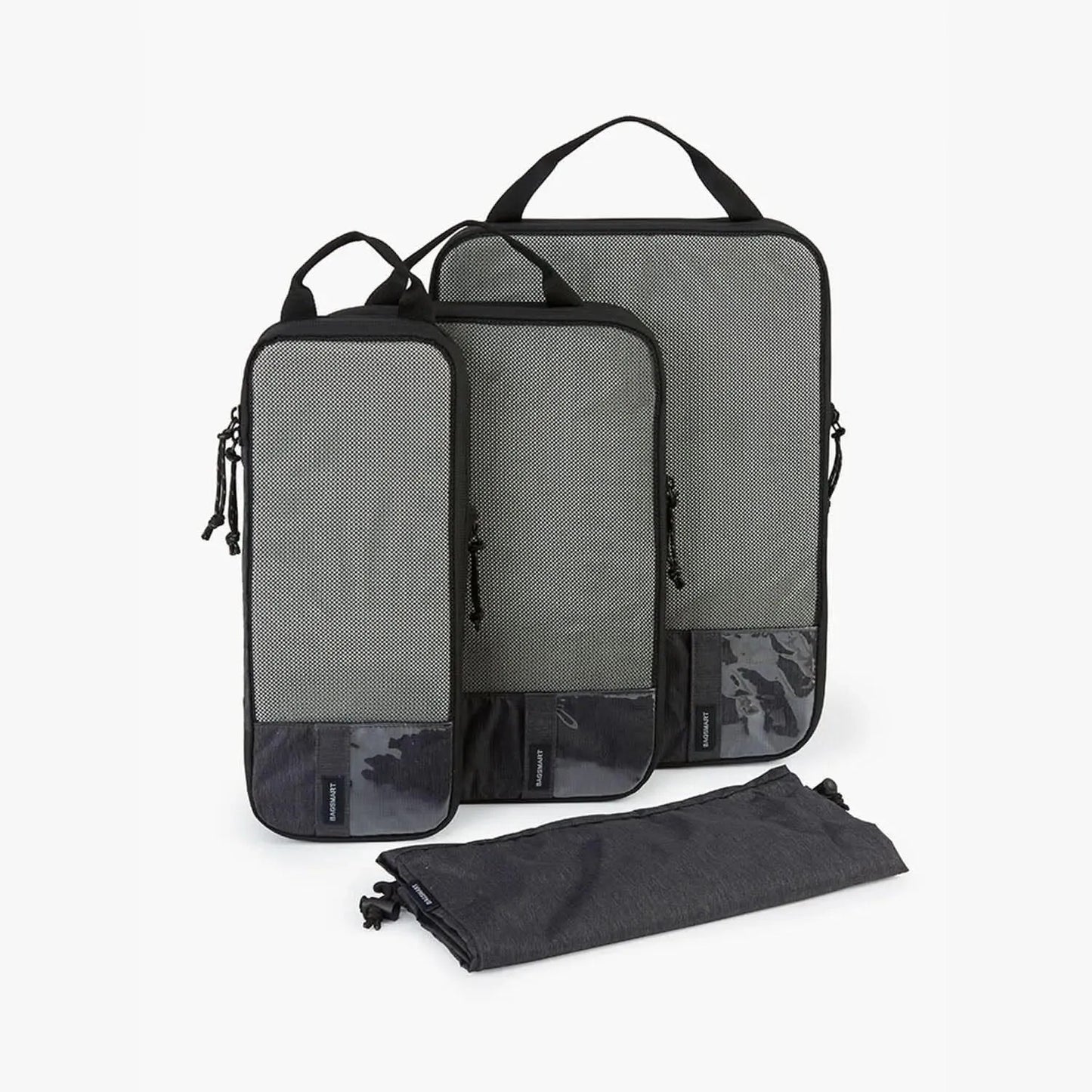 🛫 Travel Compression Packing Cubes Set | Lightweight Organizers with Expandable Design &amp; Clear Pockets